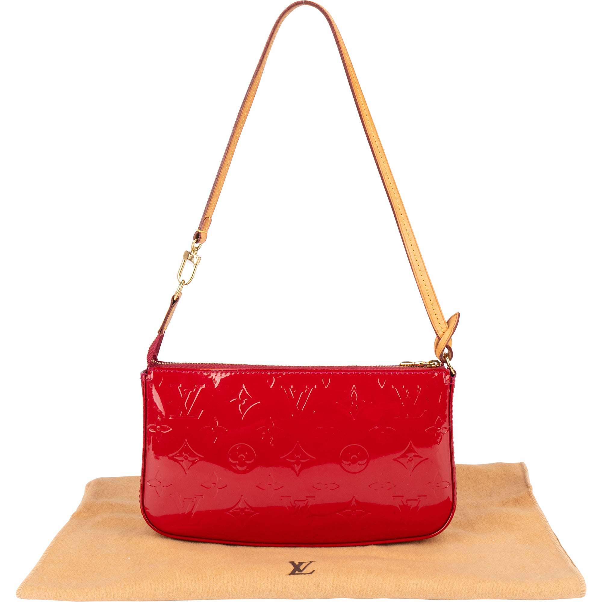 Louis Vuitton Monogram Vernis Leather NM Pochette Accessoires Shoulder Bag - vintageandkickz