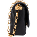 Chanel Quilted Lambskin Mini Coin Single Flap Crossbody Bag - vintageandkickz