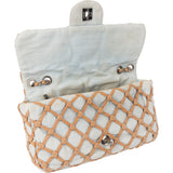 Chanel Denim Canebiers Single Flap Crossbody Bag