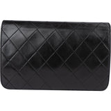 Chanel Quilted Lambskin 24K Gold Single Flap Shoulder Bag