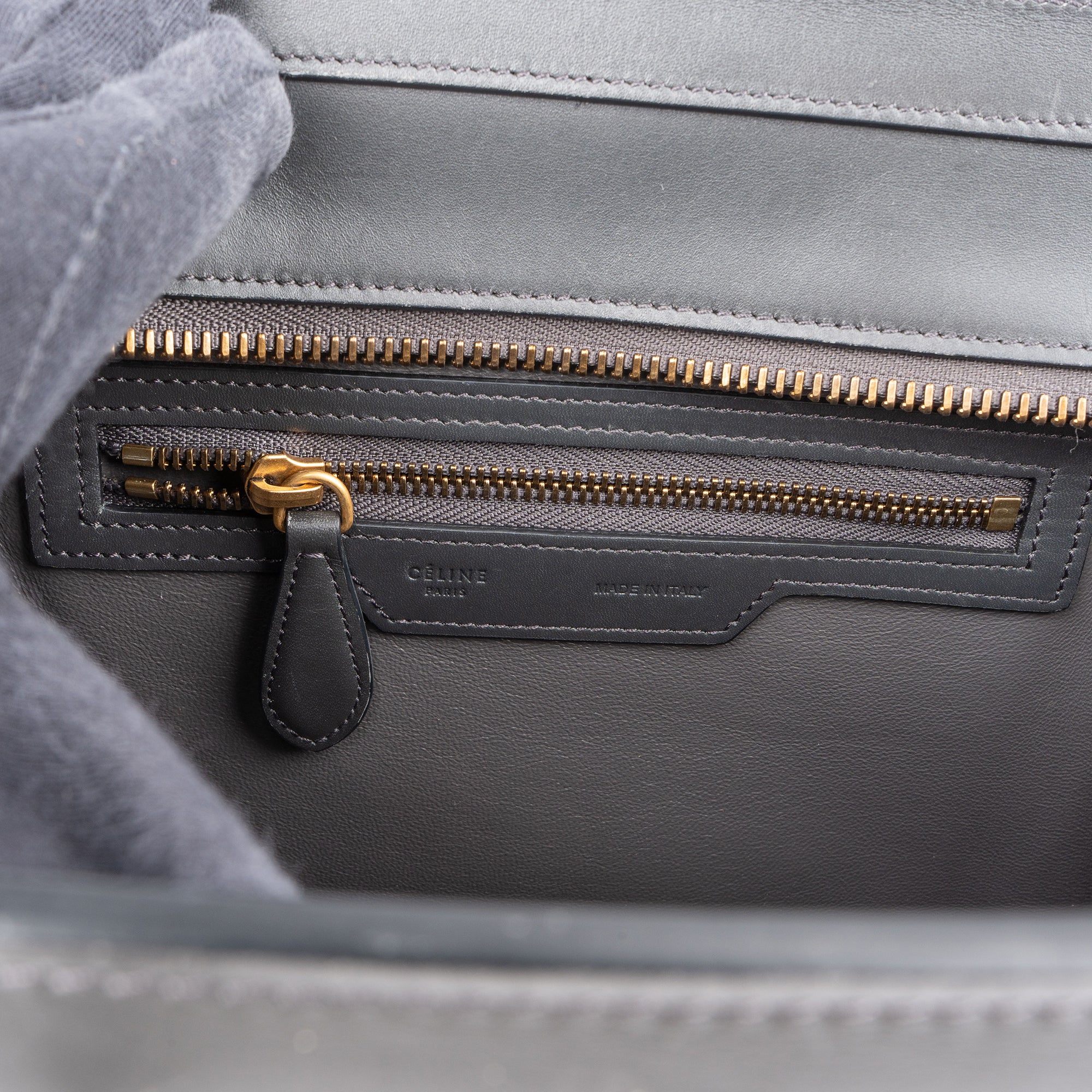 Céline Tricolor Leather Luggage Handbag - vintageandkickz
