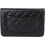 Chanel Caviar Leather Classic Wallet on Chain Crossbody Bag