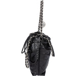 Chanel Noir Quilted Calfskin Small 22 Shoulder Bag - vintageandkickz