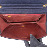 Chanel Quilted Cotton Single Flap Shoulder Bag