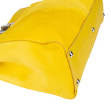 Fendi Yellow Pony Hair Peekaboo Handbag