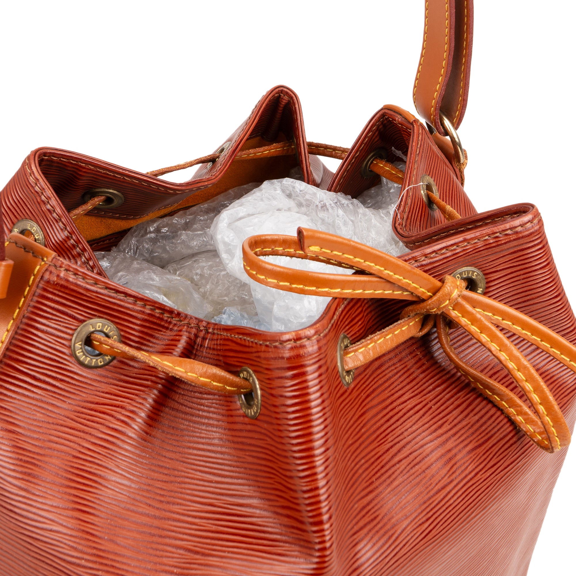 Louis Vuitton Brown Epi Leather Sac Noé Grande Shoulder Bag - vintageandkickz