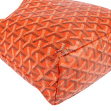Goyard Orange Goyardine Monogram St. Louis Junior Shoulder Bag