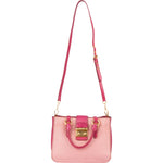 Miu Miu Leather Madras Bicolore Handbag - vintageandkickz
