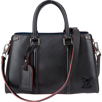 Louis Vuitton Noir Epi Leather Soufflot BB Handbag