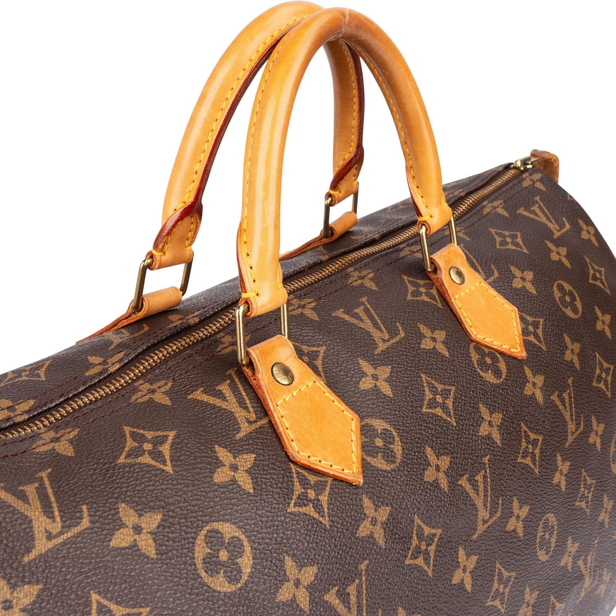 Louis Vuitton Canvas Monogram Speedy 40 Handbag - vintageandkickz