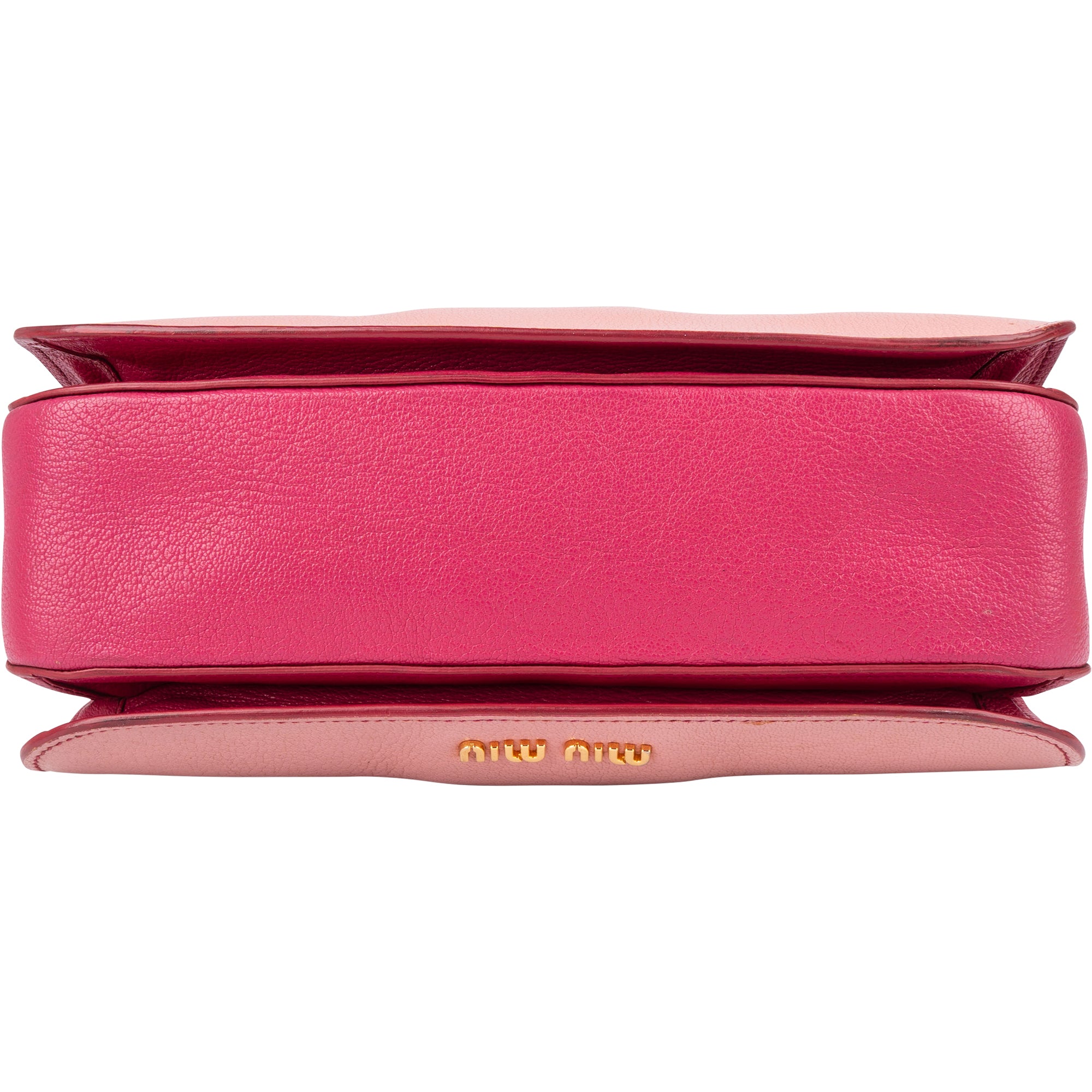 Miu Miu Leather Madras Bicolore Handbag - vintageandkickz