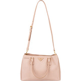 Prada Pink Saffiano Leather Galleria Handbag