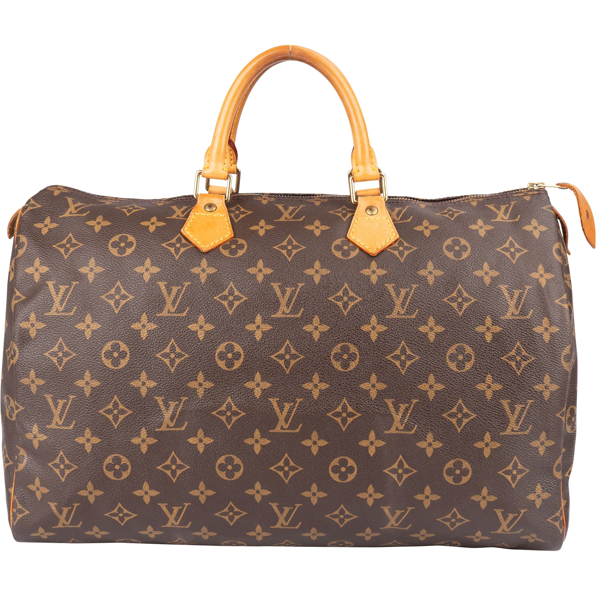Louis Vuitton Canvas Monogram Speedy 40 Handbag - vintageandkickz