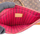 Louis Vuitton Canvas Monogram Neverfull MM Shopper Handbag