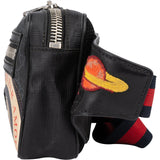 Gucci GG Monogram Supreme Night Courrier Belt Crossbody Bag