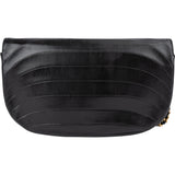 Chanel Lambskin Halfmoon Single Flap Shoulder Bag - vintageandkickz