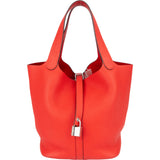 Hermès Taurillon Clemence Picotin Lock 22 (MM) Handbag