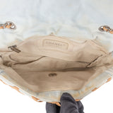 Chanel Denim Canebiers Single Flap Crossbody Bag