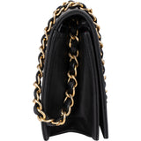 Chanel Quilted Lambskin 24K Gold Single Flap Shoulder Bag