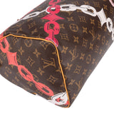 Louis Vuitton Monogram Canvas Chain Flower Speedy 30 Handbag - vintageandkickz
