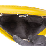Fendi Yellow Pony Hair Peekaboo Handbag
