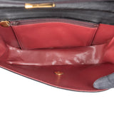 Chanel Lambskin Halfmoon Single Flap Shoulder Bag - vintageandkickz