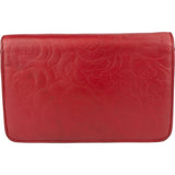 Chanel Camellia Embossed Leather Wallet on Chain Crossbody Bag