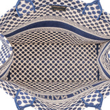 Christian Dior Dots Monogram Cotton Medium Tote Bag
