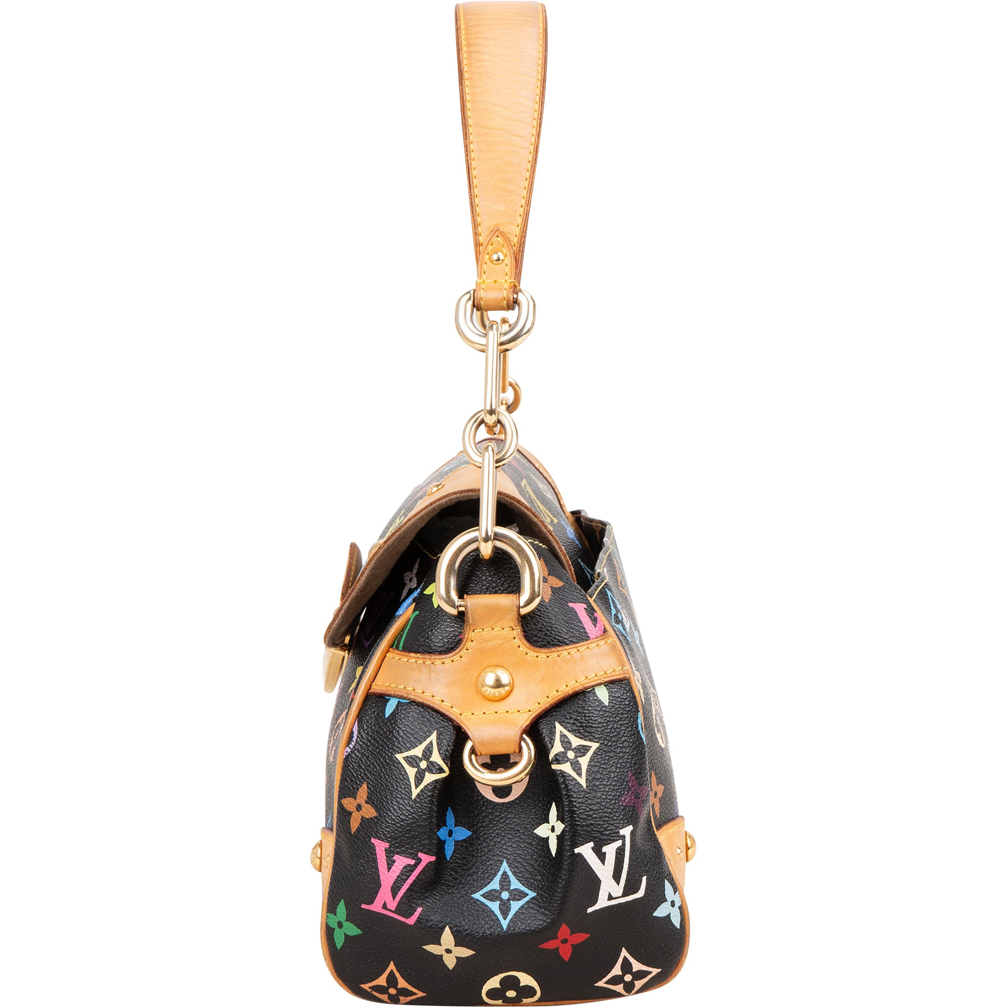 Louis Vuitton Canvas Monogram Multicolor Beverly MM Shoulder Bag - vintageandkickz