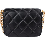 Chanel Quilted Lambskin Mini Coin Single Flap Crossbody Bag - vintageandkickz