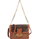 Louis Vuitton Monogram Reverse Canvas Dauphine MM Crossbody Bag