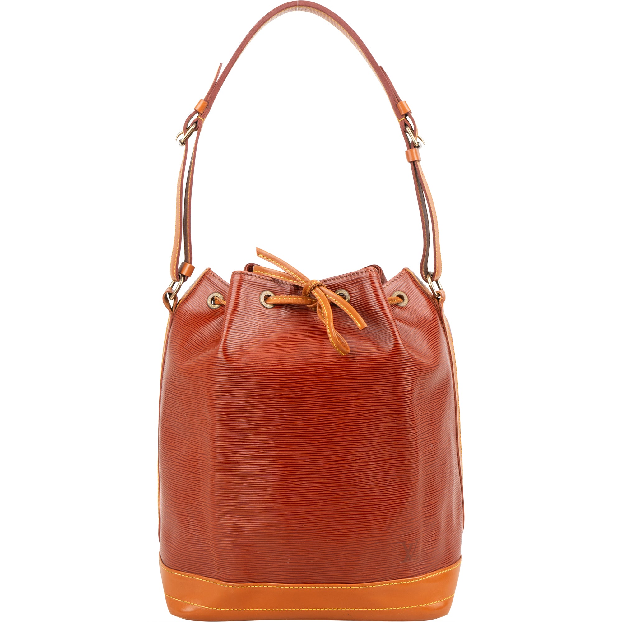 Louis Vuitton Brown Epi Leather Sac Noé Grande Shoulder Bag - vintageandkickz