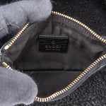Gucci Suede GG Monogram Jolicoeur Shearling Tote Handbag - vintageandkickz