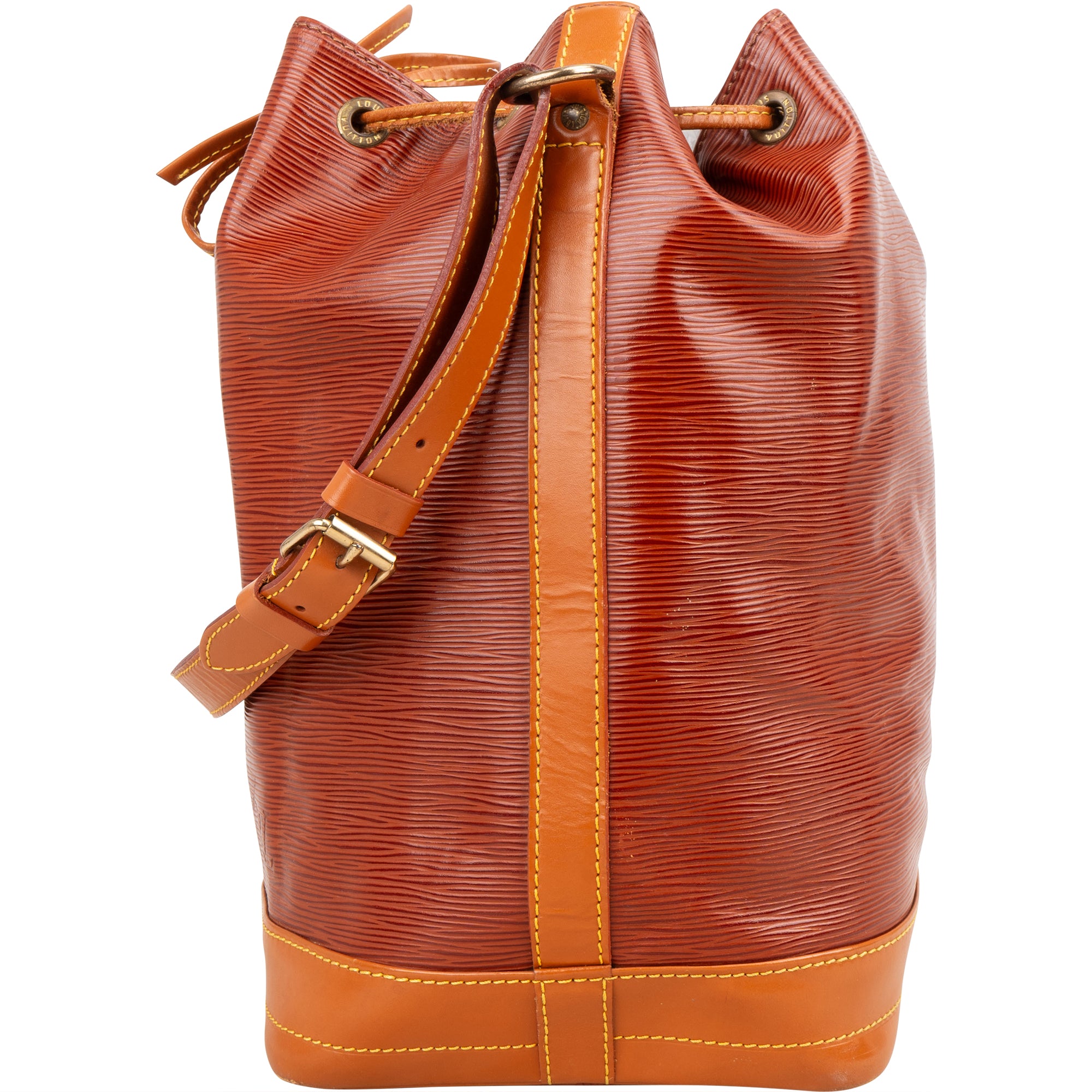 Louis Vuitton Brown Epi Leather Sac Noé Grande Shoulder Bag - vintageandkickz