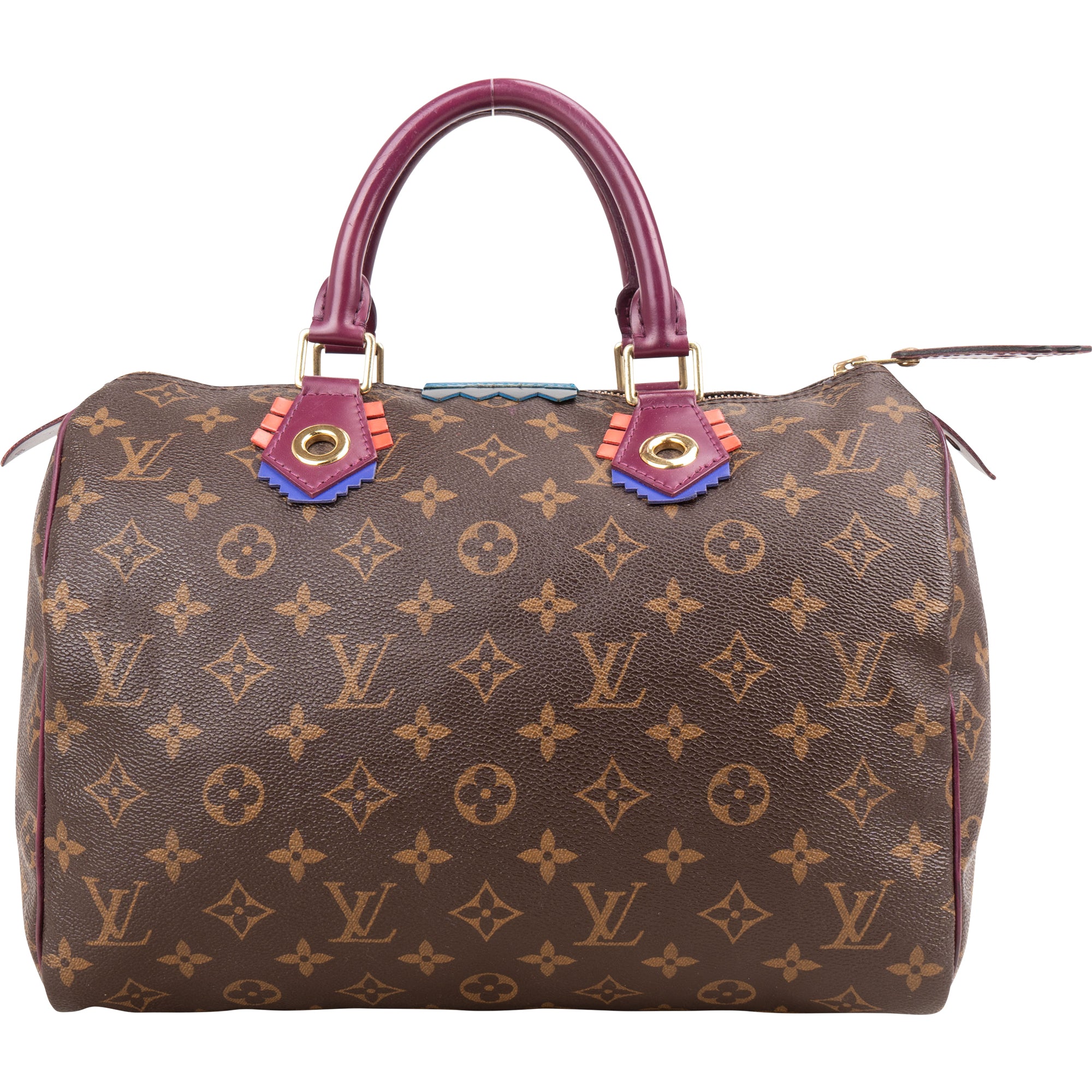 Louis Vuitton Monogram Canvas Speedy 30 Totem Handbag - vintageandkickz