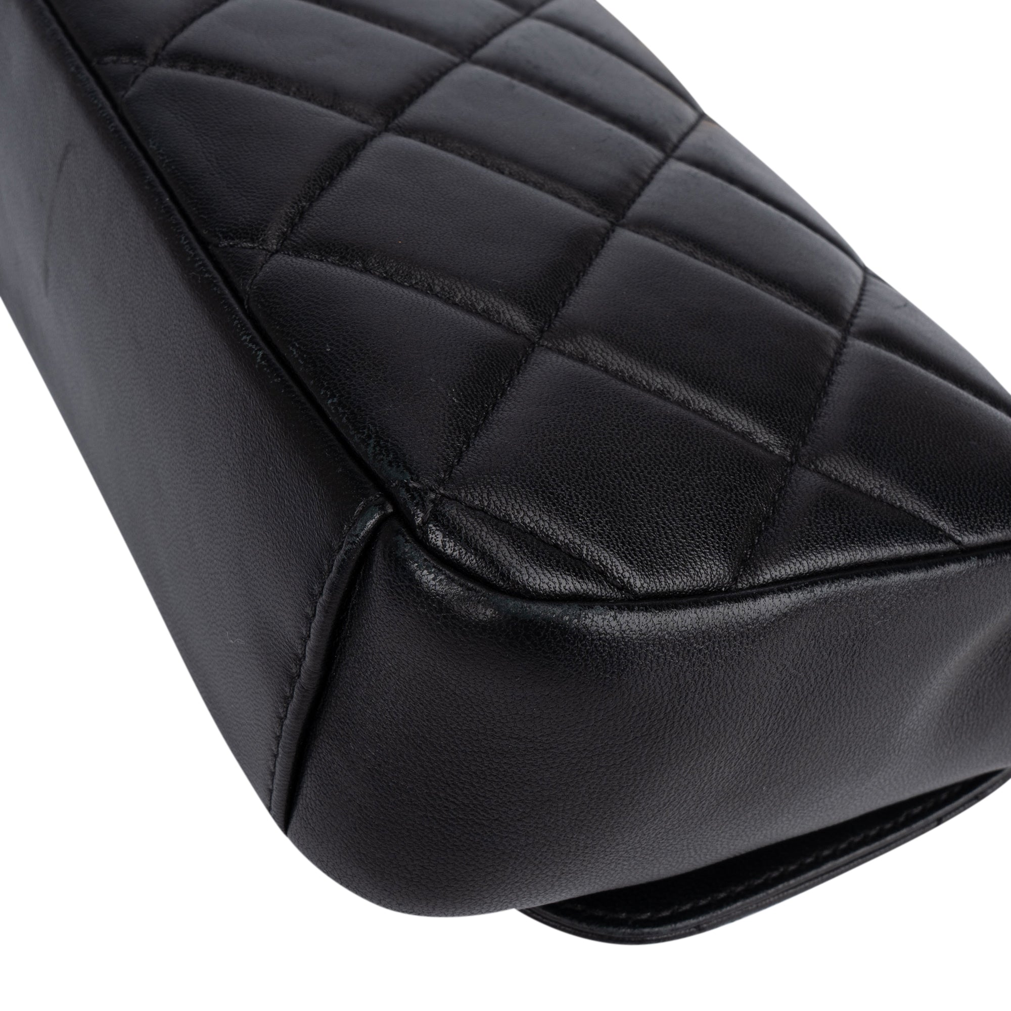 Chanel Quilted Lambskin Mini Coin Single Flap Crossbody Bag - vintageandkickz