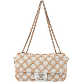 Chanel Denim Canebiers Single Flap Crossbody Bag