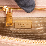 Prada Pink Saffiano Leather Galleria Handbag