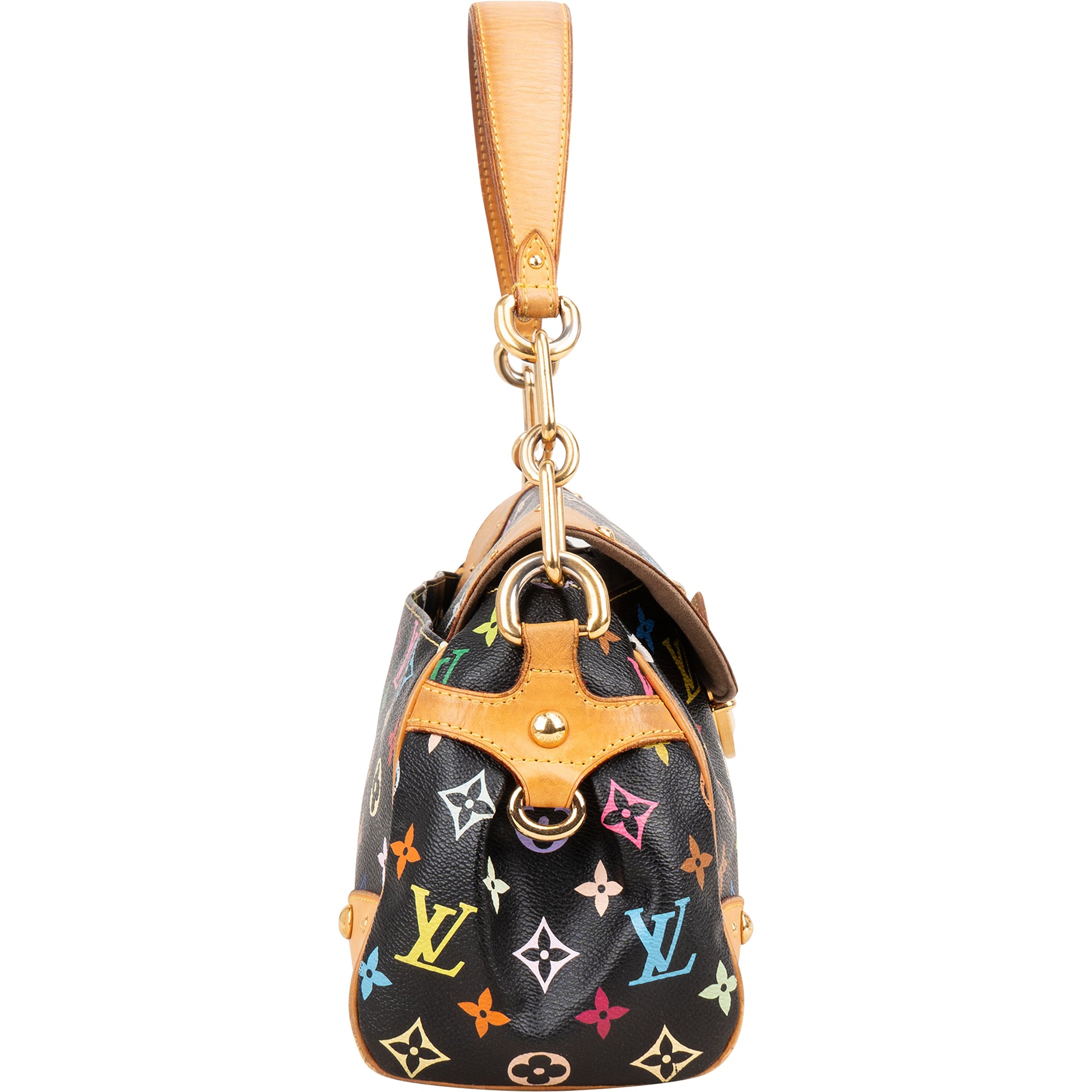 Louis Vuitton Canvas Monogram Multicolor Beverly MM Shoulder Bag - vintageandkickz
