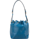 Louis Vuitton Blue Epi Leather Sac Noé Petit Shoulder Bag - vintageandkickz