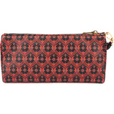 Miu Miu Printed Leather Wristlet Pouch