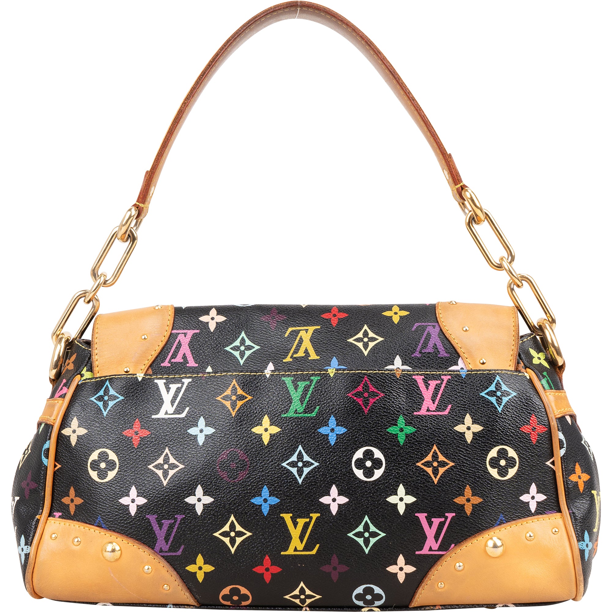 Louis Vuitton Canvas Monogram Multicolor Beverly MM Shoulder Bag - vintageandkickz