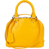 Louis Vuitton Yellow Epi Leather Alma BB Handbag