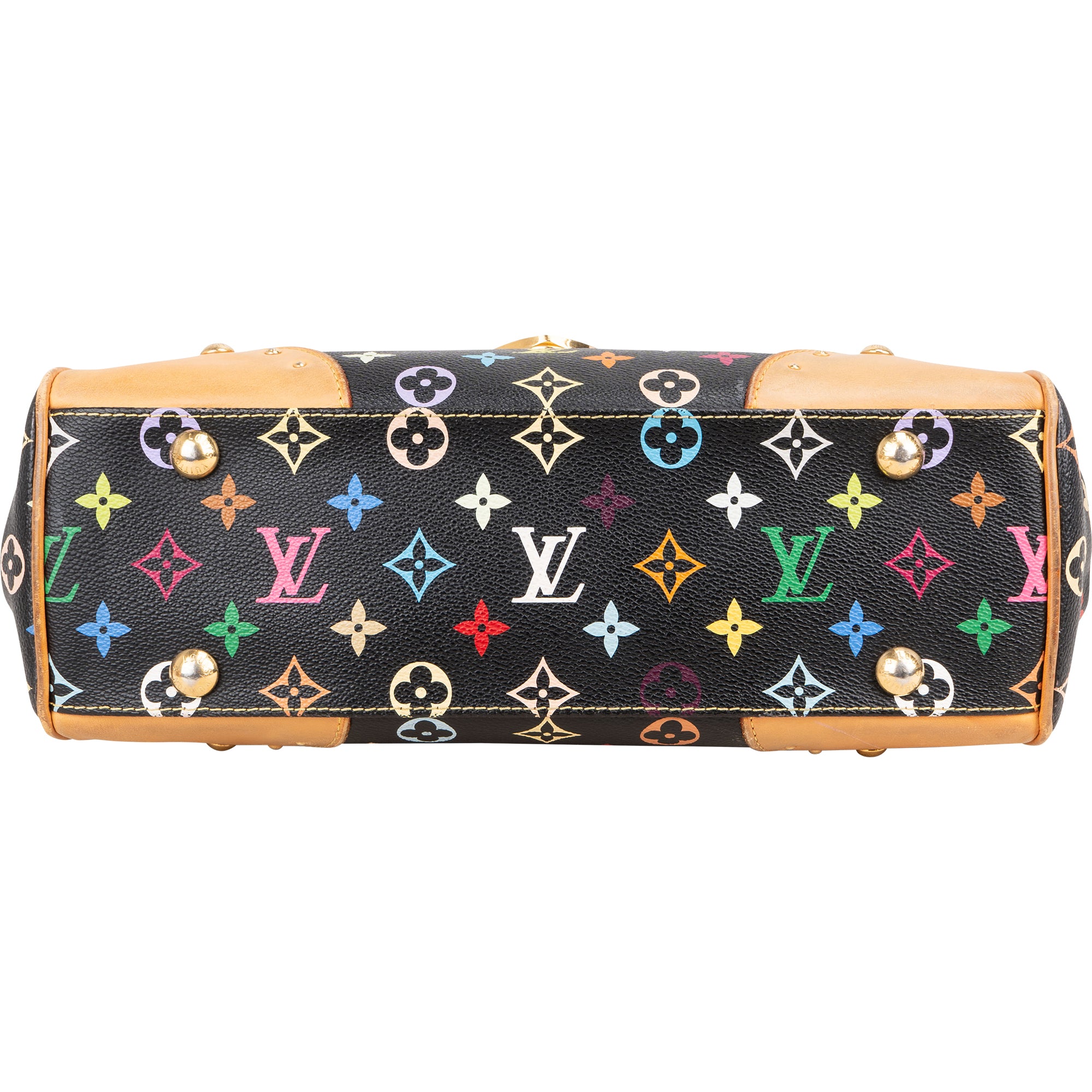Louis Vuitton Canvas Monogram Multicolor Beverly MM Shoulder Bag - vintageandkickz