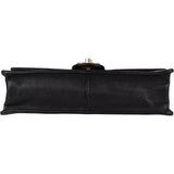 Chanel Quilted Lambskin Pearl Strap Single Flap Crossbody Bag