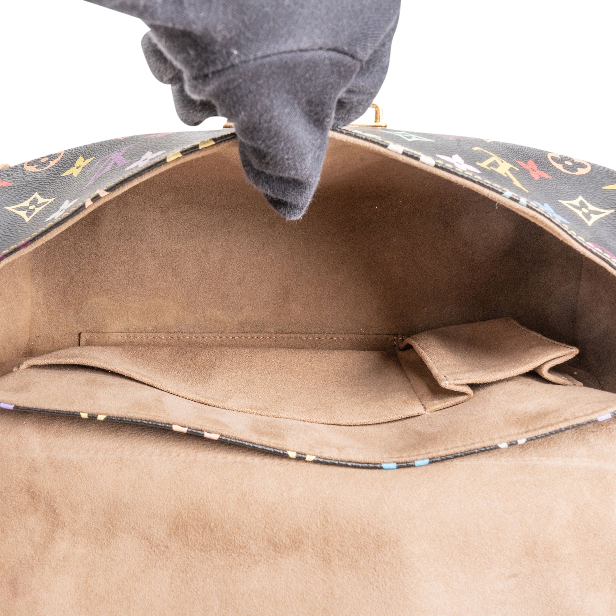 Louis Vuitton Canvas Monogram Multicolor Beverly MM Shoulder Bag - vintageandkickz
