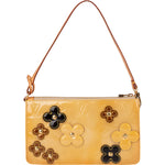 Louis Vuitton Monogram Vernis Fleurs Lexington Pochette Handbag - vintageandkickz