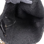 Gucci Suede GG Monogram Jolicoeur Shearling Tote Handbag - vintageandkickz