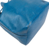 Louis Vuitton Blue Epi Leather Sac Noé Petit Shoulder Bag - vintageandkickz