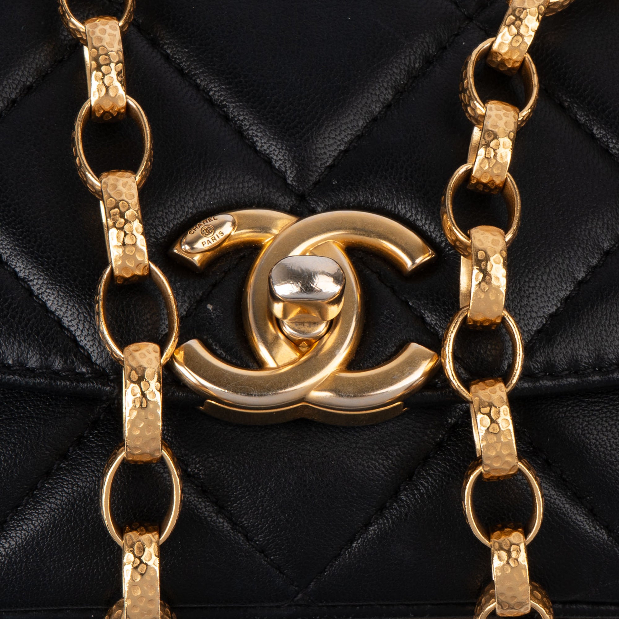Chanel Quilted Lambskin Mini Coin Single Flap Crossbody Bag - vintageandkickz